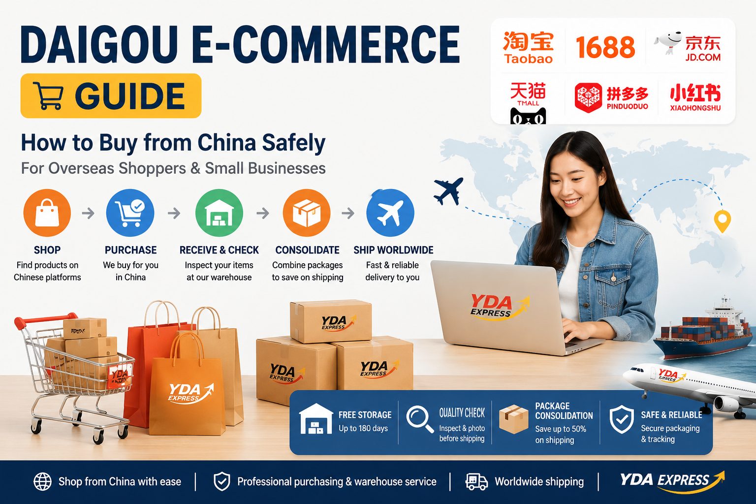 Daigou E-Commerce Guide: How to Buy from China Safely | YDAExpress
