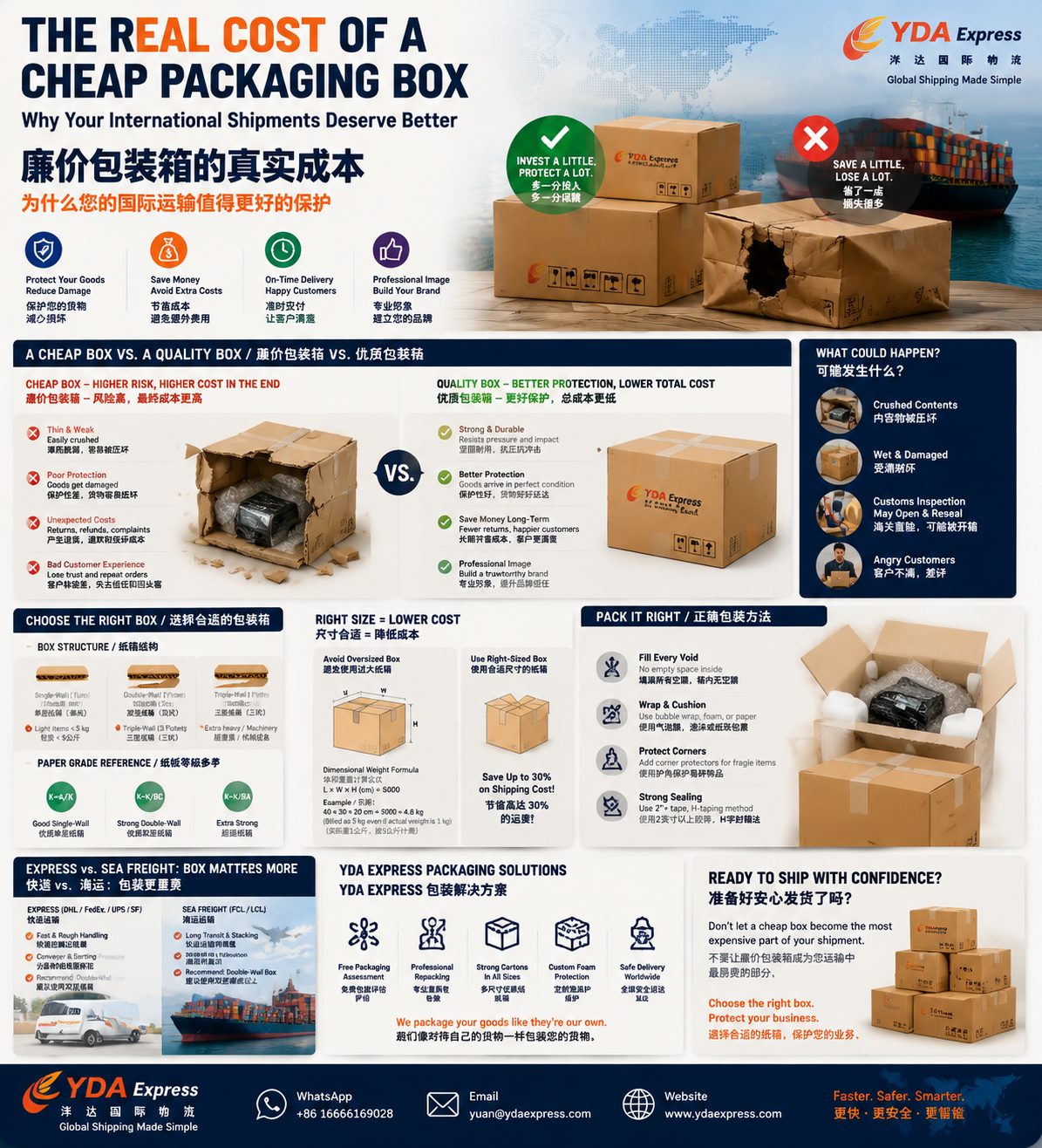 The Real Cost of a Cheap Packaging Box: Why Your International Shipments Deserve Better