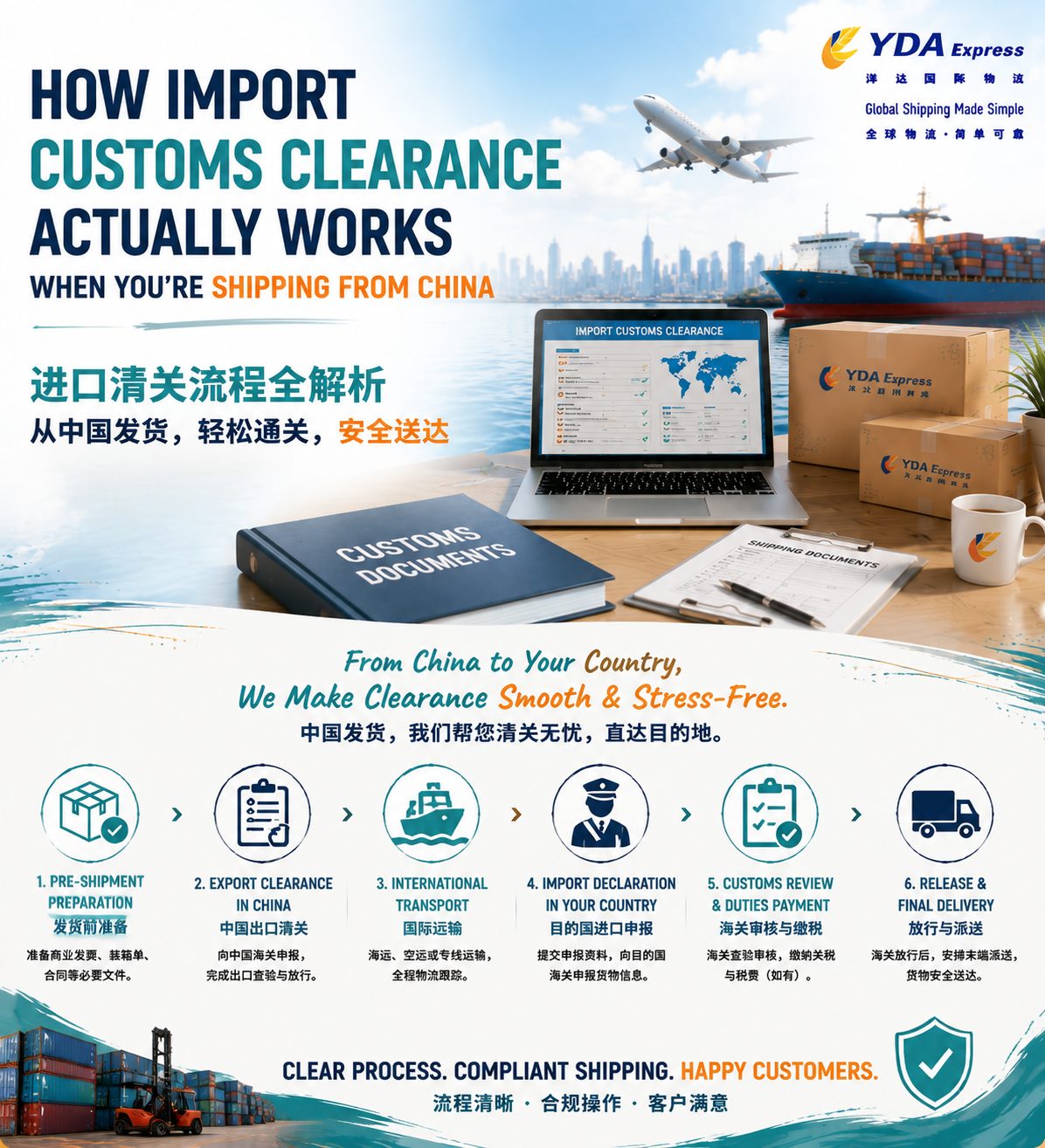 Documentos para importar desde China: cómo preparar el despacho antes del envío