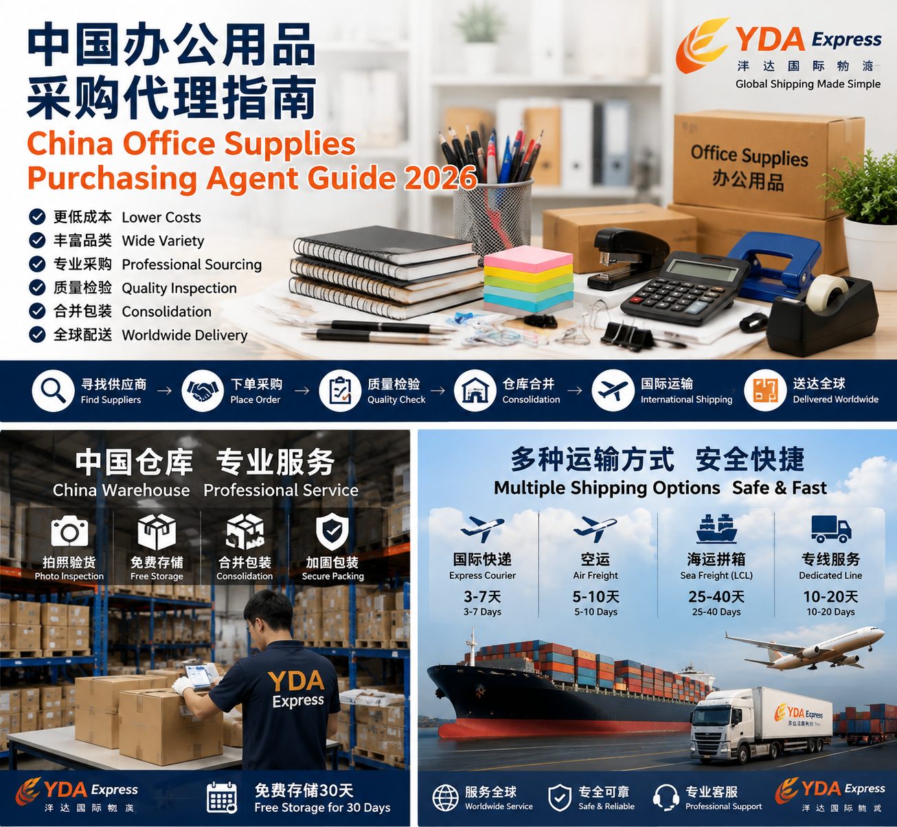 Servicio de Compras Asistidas de Material de Oficina desde China: Guía para Empresas y Emprendedores
