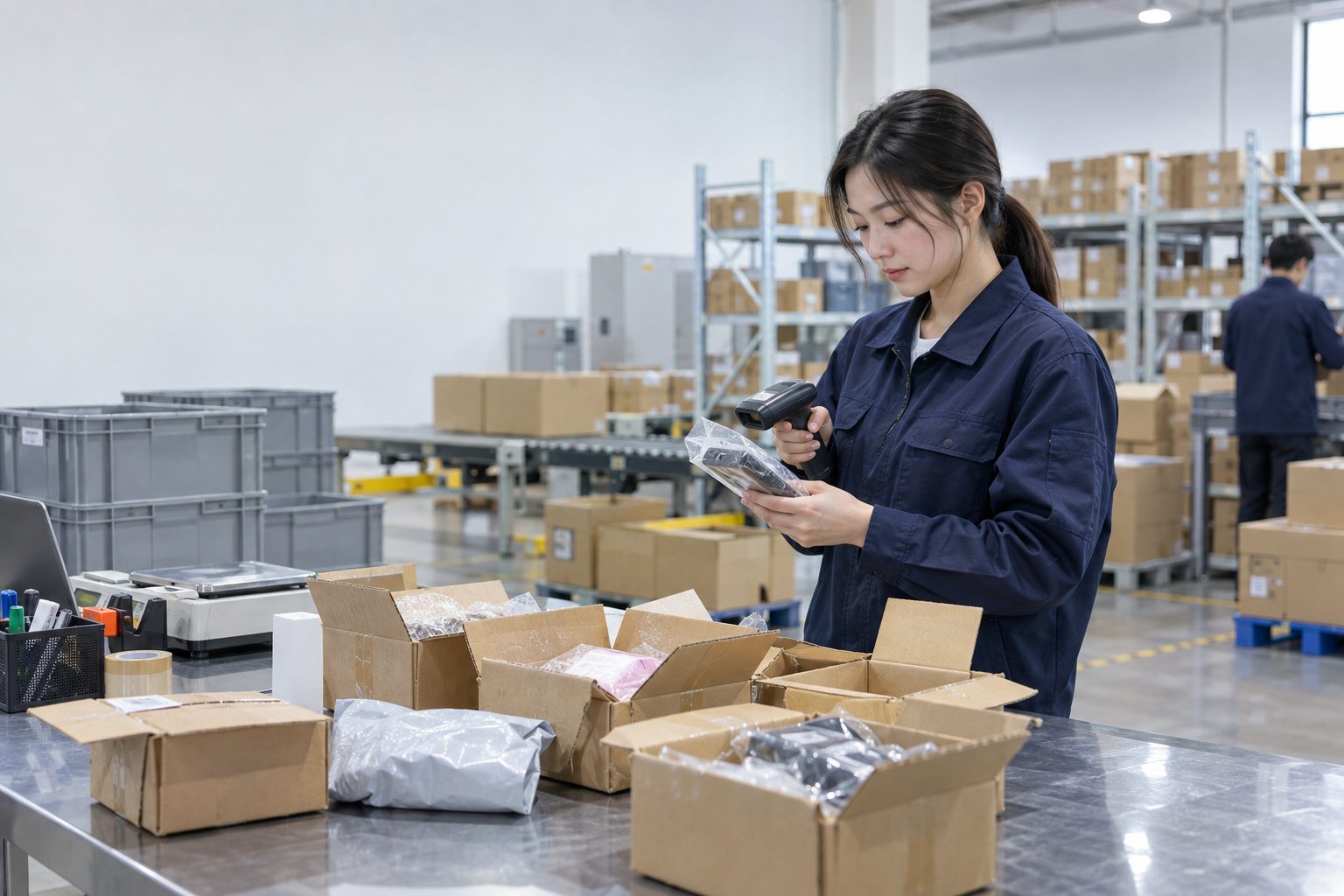 Almacén para compras de Pinduoduo: recepción, revisión y envío internacional