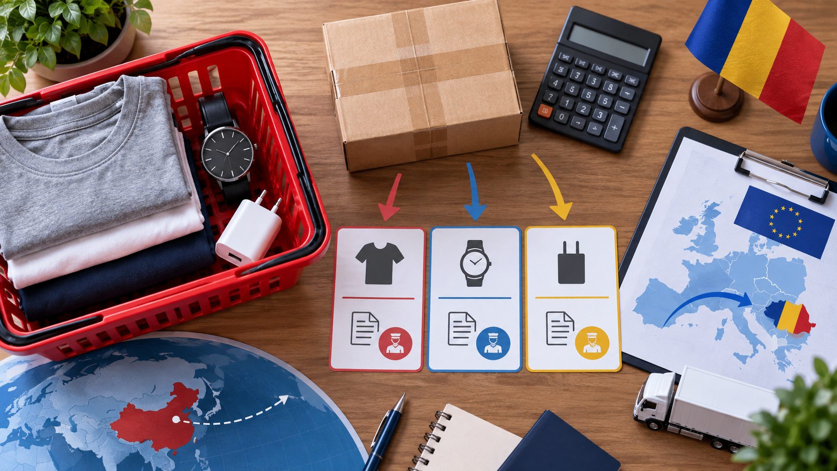 Why a €40 Pinduoduo Basket Can Cost More in Romania: Count Tariff Headings Before Checkout