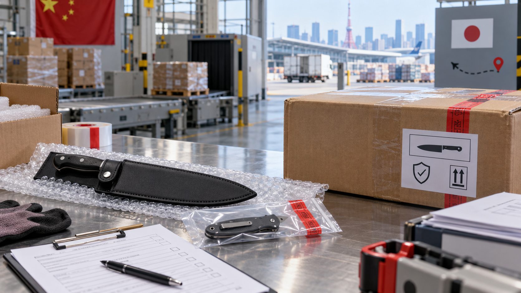 Importing Kitchen Knives into Japan from China: Blade Rules, Customs Checks and YDA Shipping Conditions
